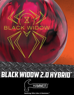 Click here to shop Hammer Black Widow 2.0 Hybrid bowling ball