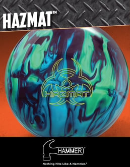 Click here to shop Hammer Hazmat bowling ball