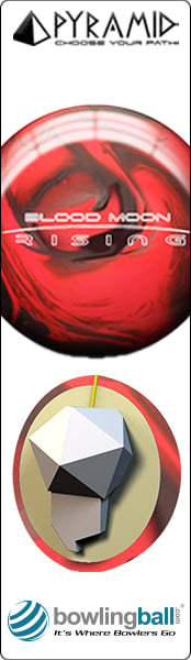 Click here to shop the Pyramid Blood Moon Rising Bowling Ball